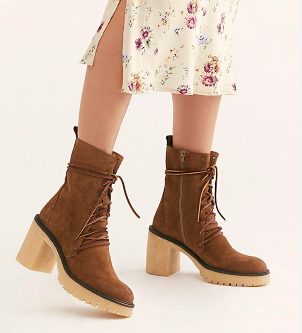 free people EU 38 dylan lace up boots